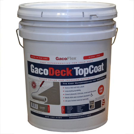 GACO 5 Gal Adobe GacoDeck Water-Based Elastomeric Top Coat DT18